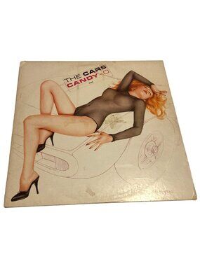 The Cars Candy-O Vinyl Record Album 1979 Elektra SE-507 Black LP Vargas Cover